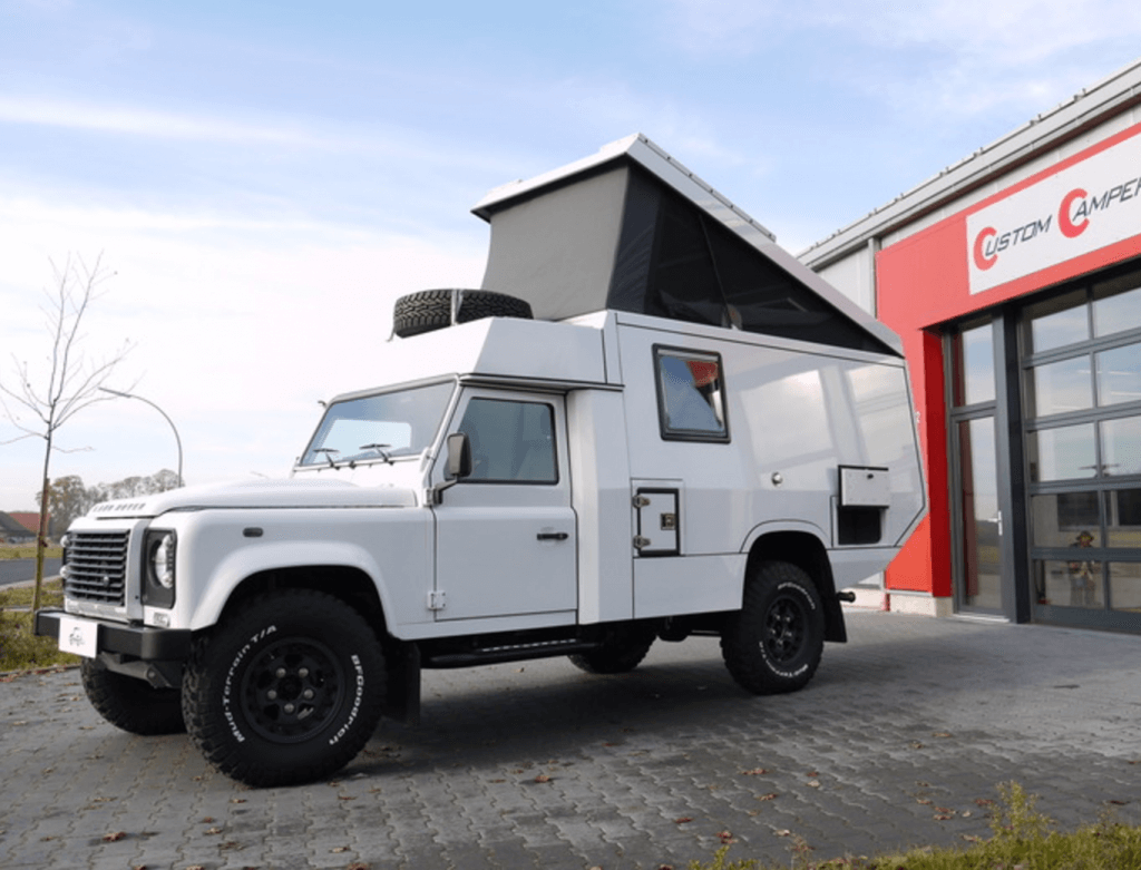 Custom Built Land Rover Defender 130 Camper with Pop Top