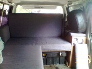 Mitsubishi Delica 4WD Camper Interior Seats